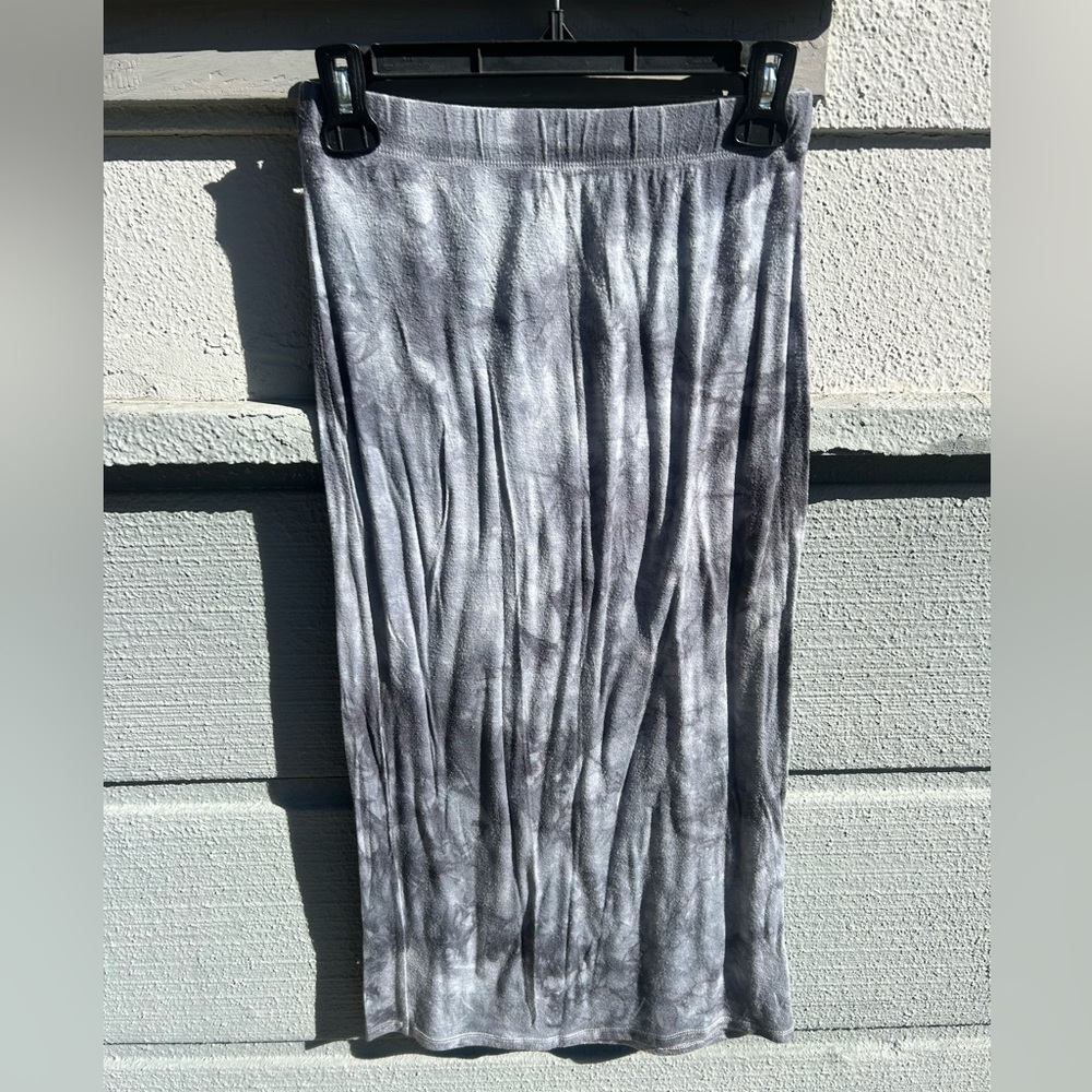 Billabong Blue Gray Tie Dye Midi Skirt